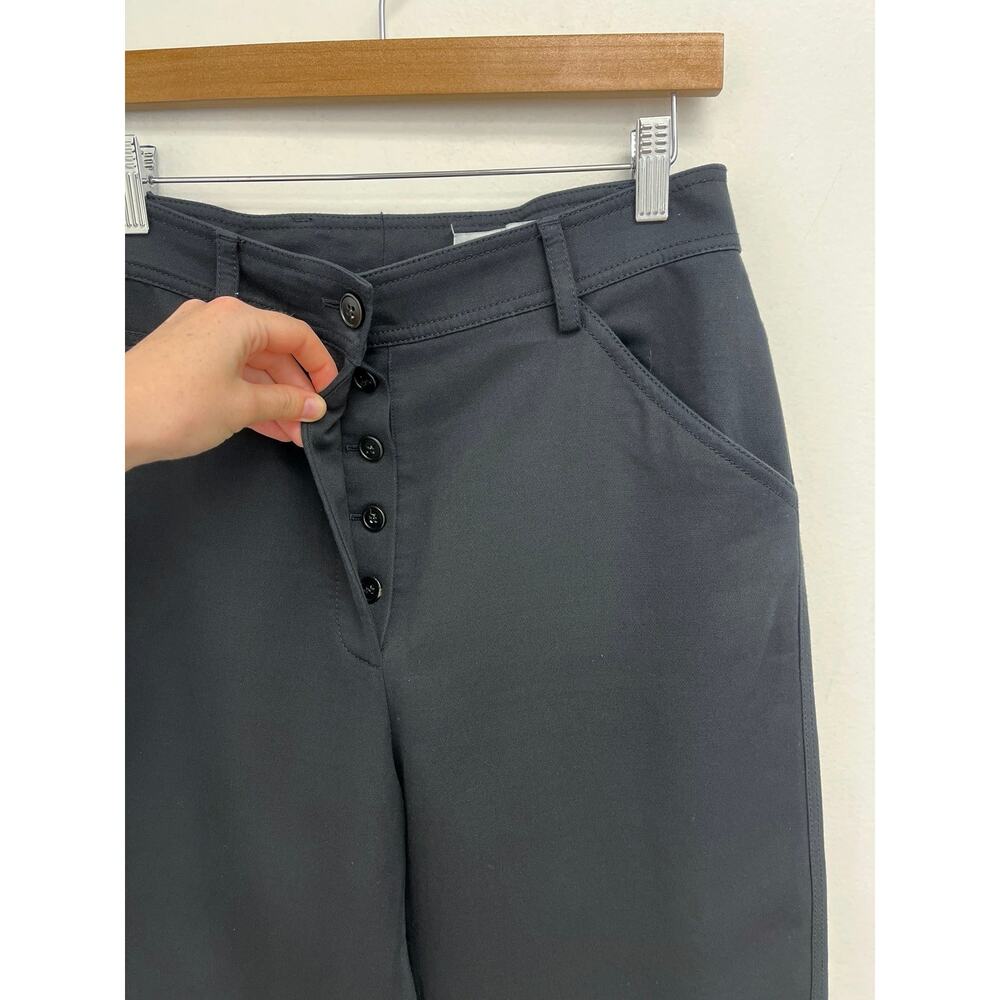 Theory Project Cotton Wool Twill Five-Pocket Relaxed Utility Barrel Pants Size 4 - Picture 8 of 16